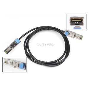 SAS 26P SFF-8088 to SFF-8088 Mini SAS 26P Server Raid Card Data Cable 6Gp/s 2M - Picture 1 of 11