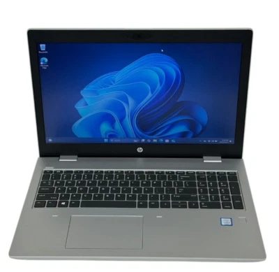 HP ProBook 650 G5 15.6” Core i5 8265u 1.6GHz 16GB RAM 512GB SSD Win 11 Pro - Image 1 of 4