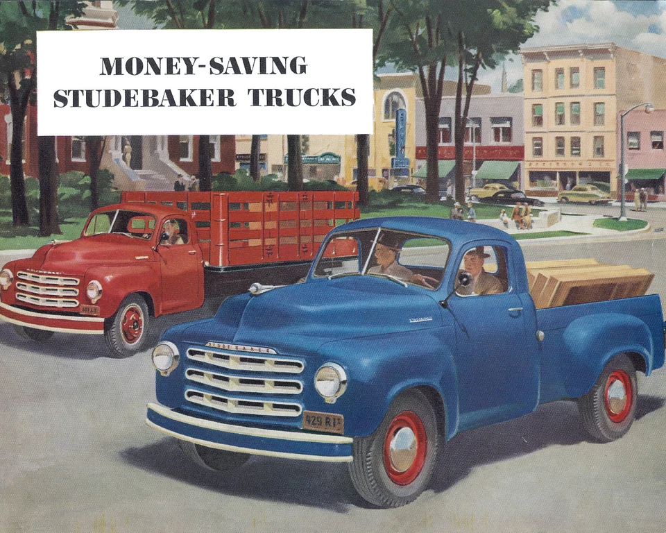 Studebaker Truck Advertisement Ad-  8x10 Color Photo - Image 1 of 1