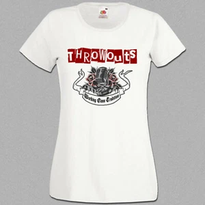 THROWOUTS Girlie S-XL NEU Skinhead Oi Punk Streetpunk Rancid Streetdogs Punkrock - Picture 1 of 1
