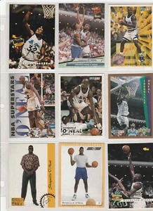 NBA  Orlando Magic  Shaquille O'Neal      9 Card Lot #3 - Picture 1 of 1
