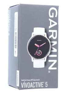 Garmin Vivoactive 5 Santé et Fitness GPS Montre Connectée Unisexe Couleur - Ivoire/Crème - Photo 1 sur 4