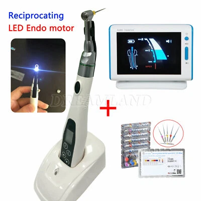 Dental Inalámbrico 16:1 LED Endo Motor Canal Raíz Reciprocat + Localizador Ápice LCD + Archivo Foto 1 de 2