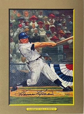 Harmon Killebrew signed 5.5x8 Perez-Steele Great Moments Card #48- COA Twins/HOF - Image 1 of 2