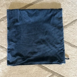Newport Samt Kissenbezug Baumwolle Stahlblau 20”x20” - Bild 1 von 3