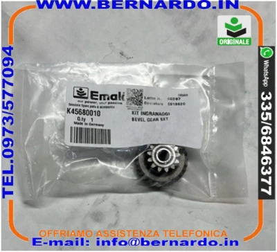 OLEO-MAC EFCO EMAK TAGLIASIEPE ELETTRICO OLEO-MAC EFCO TG750E HC750E - KIT INGRANAGGI ORIGINALE