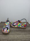 UIN U in Shoes Rainbow Girl Women's 6.5 canvas slip on comfort shoes loafers