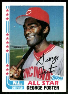 1982 Topps #342a George Foster - Picture 1 of 2