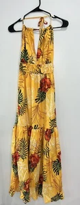 Summer Women Floral Sleeveless Jumpsuit V Neck Wide Leg Playsuit Casual Size M - Picture 1 of 5
