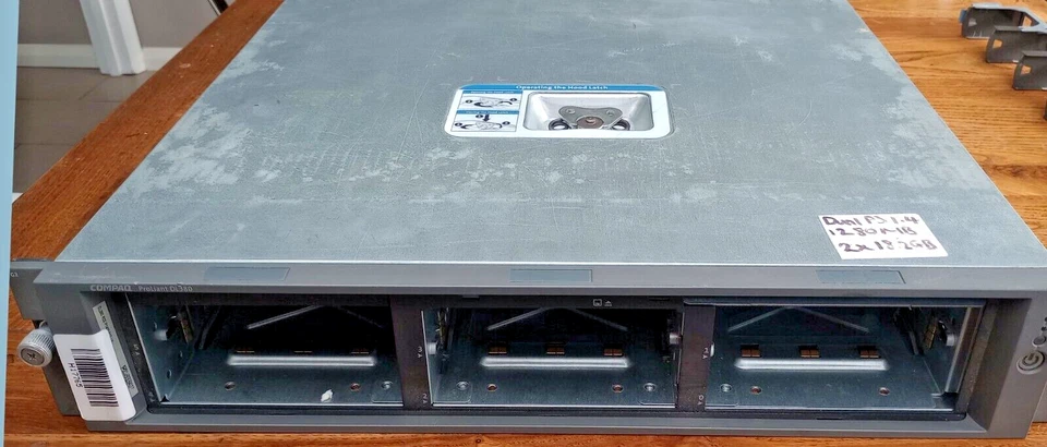 HP Compaq Proliant DL380 G3 Rackmount Server Chassis Only 3902Q002 - Image 1 of 4