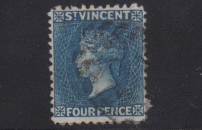 St. Vincent Sc#16, SG#25 Star Watermark Used - Image 1 of 2