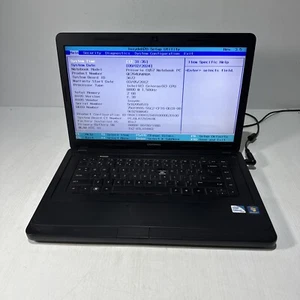 Compaq Presario CQ57 15" Laptop Intel Celeron B800 2gb Ram No Drives Boots Bios - Picture 1 of 9