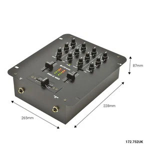 Citronic Pro-2 MKII DJ Mixer 2 Channel 2 channel, 5 input mixer - 2 phono, 2 lin - Picture 1 of 6