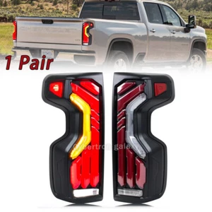 LH&RH LED Tail Lights for Chevrolet Silverado 1500/2500/3500 2019-2023 - Picture 1 of 6