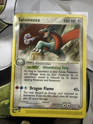 2003 Pokemon | Salamence 19/97 | Non-Holo Foil Rare Card NM E-reader E-Series - Image 1 of 2