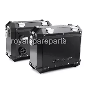 Genuine Royal Enfield New Himalayan 450 "Black Panniers Box Pair" - Imagen 1 de 1