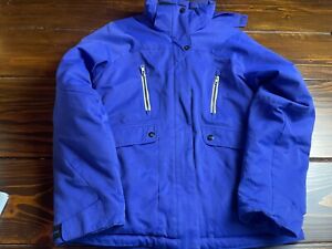 Obermeyer Jacket, Girl's Size 16, Blue, Winter Coat, Snowboarding, Zip Pockets