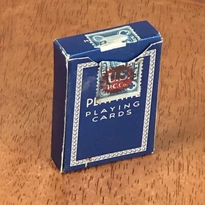 Estampilla de impuestos de baraja de cartas en miniatura vintage de 2,5" x 1,75" EE. UU. - Imagen 1 de 4