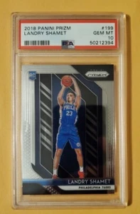 2018-19 Panini Prizm Landry Shamet #199 PSA 10 GEM MT Rookie RC - Picture 1 of 3