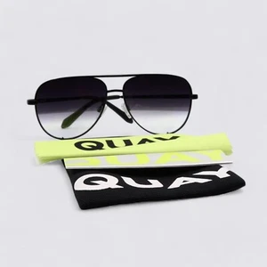 Quay Australia High Key Oversized Aviator Sunglasses - Picture 1 of 5
