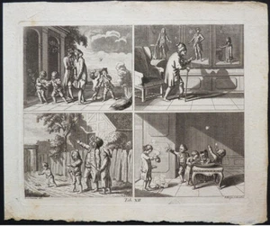 Authentique gravure RUSSE 18e siècle Chodowiecki Russie - Picture 1 of 2