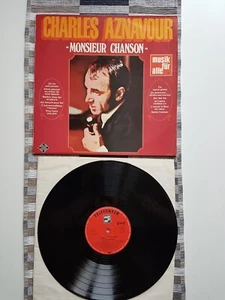 Charles Aznavour - Monsieur Chanson  Vinyl LP von 1975 - Bild 1 von 2