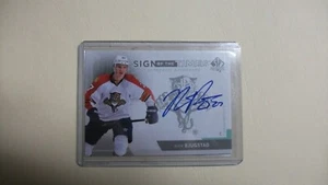 Nick Bjugstad 2013-14 SP Authentic Sign of the Times rookie auto SOT-NB  - Picture 1 of 2