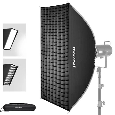 NEEWER 24''x35'' Quick Setup Foldable Rectangular Strip Softbox Bowens Mount - Image 1 of 4