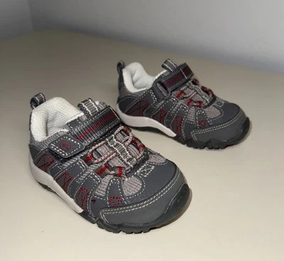 Stride Rite Boys Sneaker Shoes Size 4 M  Style BB52917 Gray Infant Toddler  - Image 1 of 4