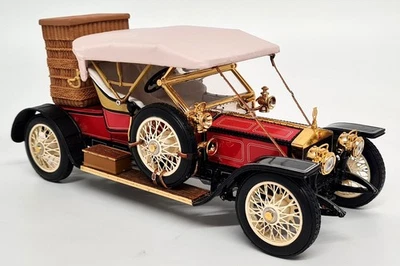 Franklin 1/24 - Rolls Royce Silver Ghost 1910 + Balloon Red Diecast Model Car - Image 1 of 4