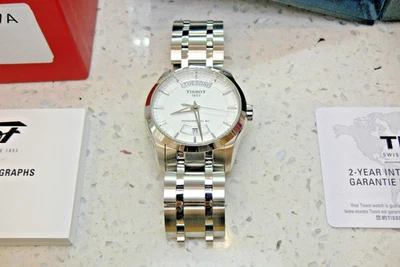 Tissot Couturier Powermatic 80 White Dial Men's Watch Automatic watch Swiss new - Image 1 of 4