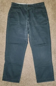 Lee Riders Premium gewaschen Chino Twill grün lässig hohe Leibhöhe Hose 16 PETITE 16P - Bild 1 von 13