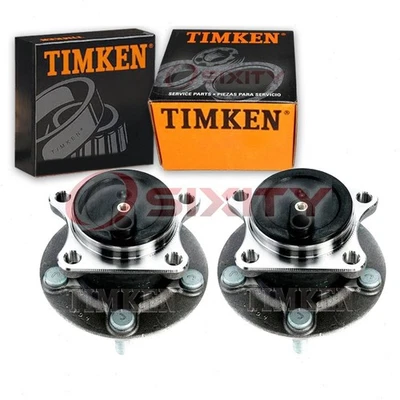 Conjunto de buje de cojinete de rueda trasera Timken de 2 piezas para Mazda 6 Driveline 2009-2013 ob Foto 1 de 4