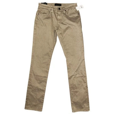 Новый с Ярлыками J Brand Kane прямой двойной плетение саржи желтовато-коричневый брюки 30 X 33 - Изображение 1 из 4