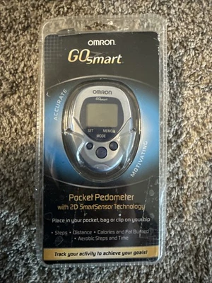 Omron Go Smart Pocket Pedometer HJ-112 w/ 2D SmartSensor Technology - Image 1 of 4
