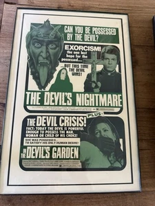 Póster de marihuana propaganda antidrogas enmarcado ¡Crisis del diablo! Impresión artística decoración vintage - Imagen 1 de 2