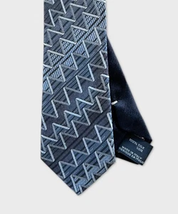 Missoni Krawatte Dreifach Seide Chevron, grau CR7ASEU99920002 - Bild 1 von 2