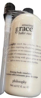 Philosophy Amazing Grace Ballet Rose Firming Body Emulsion 32 oz Sealed +Pump - Image 1 of 3