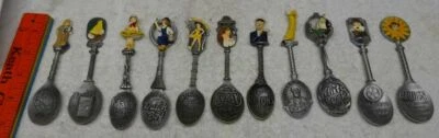 * CHOICE of ONE SPOON! - FRANKLIN MINT - PEWTER - COUNTRY STORE SPOONS - AwESoMe - Image 1 of 3