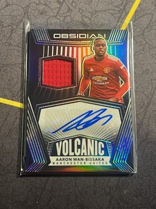 AARON WAN-BISSAKA 2020-21 PANINI OBSIDIAN VOLCANIC SILVER PATCH AUTO /149