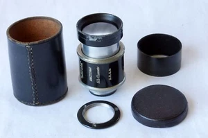 Plaubel Anastigmat Tele Peconar Telephoto Primitive Zoom Lens w/ Hood, Cap, Case - Picture 1 of 21