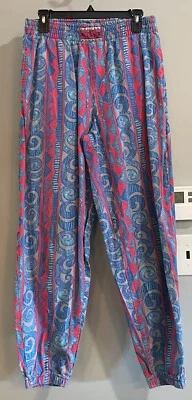 Pantalones Gitano Patrón Rayas Algodón Paracaídas Martillo Sueltos Gimnasio De Colección Medianos Foto 1 de 4