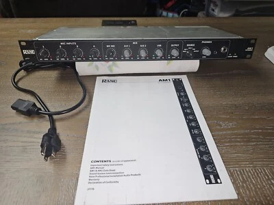 Rane AM1 Automixer New 48hz Output USB Great For Upstreaming / Easter Sale - Image 1 of 4