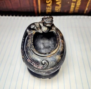 Antique Ming Dynasty Hand Carved Hard Stone Dragon Figure Rare & Unusual - Picture 1 of 24