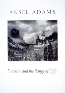 Ansel Adams ~ Clearing Winter Storm, Yosemite Valley ~ Authorized Poster 1st - Picture 1 of 2