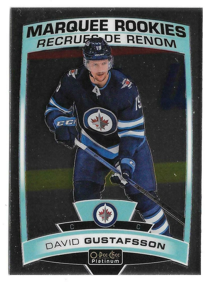 2019-20 David Gustafsson O-Pee-Chee OPC Platinum Marquee Rookie - Winnipeg Jets - Image 1 of 1