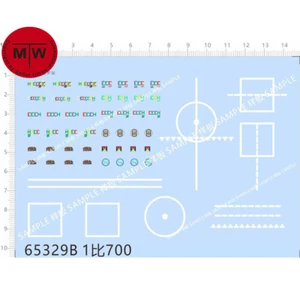 Decal for 1/700 Scale Ticonderoga-class Guided-missile Cruiser CG-47 Model - Picture 1 of 1