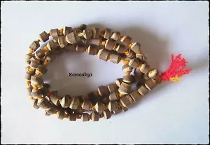 TULSI TULASI JAPA MALA 1OO% REAL AA+ QUALITY HINDU YOGA MEDITATION PRAYER - Foto 1 di 1