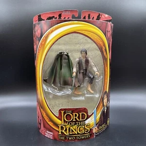 2002 El Señor de los Anillos Frodo con Espada Agujera Iluminada Las Dos Torres Figura NUEVA - Imagen 1 de 19