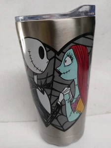 Disney Jack Skully & Sally Insulated Stainless Steel Tumbler 16 Oz - Picture 1 of 6